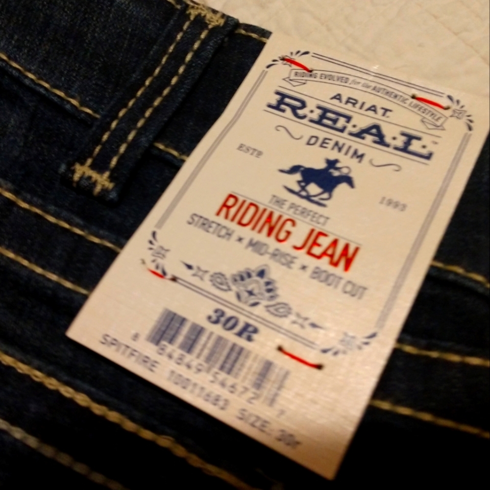 Ariat Real Denim Riding Jeans Size 30R/Medium